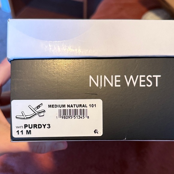 Nine West Tan Strappy Block Heel Sandals (New!) - Picture 9 of 9